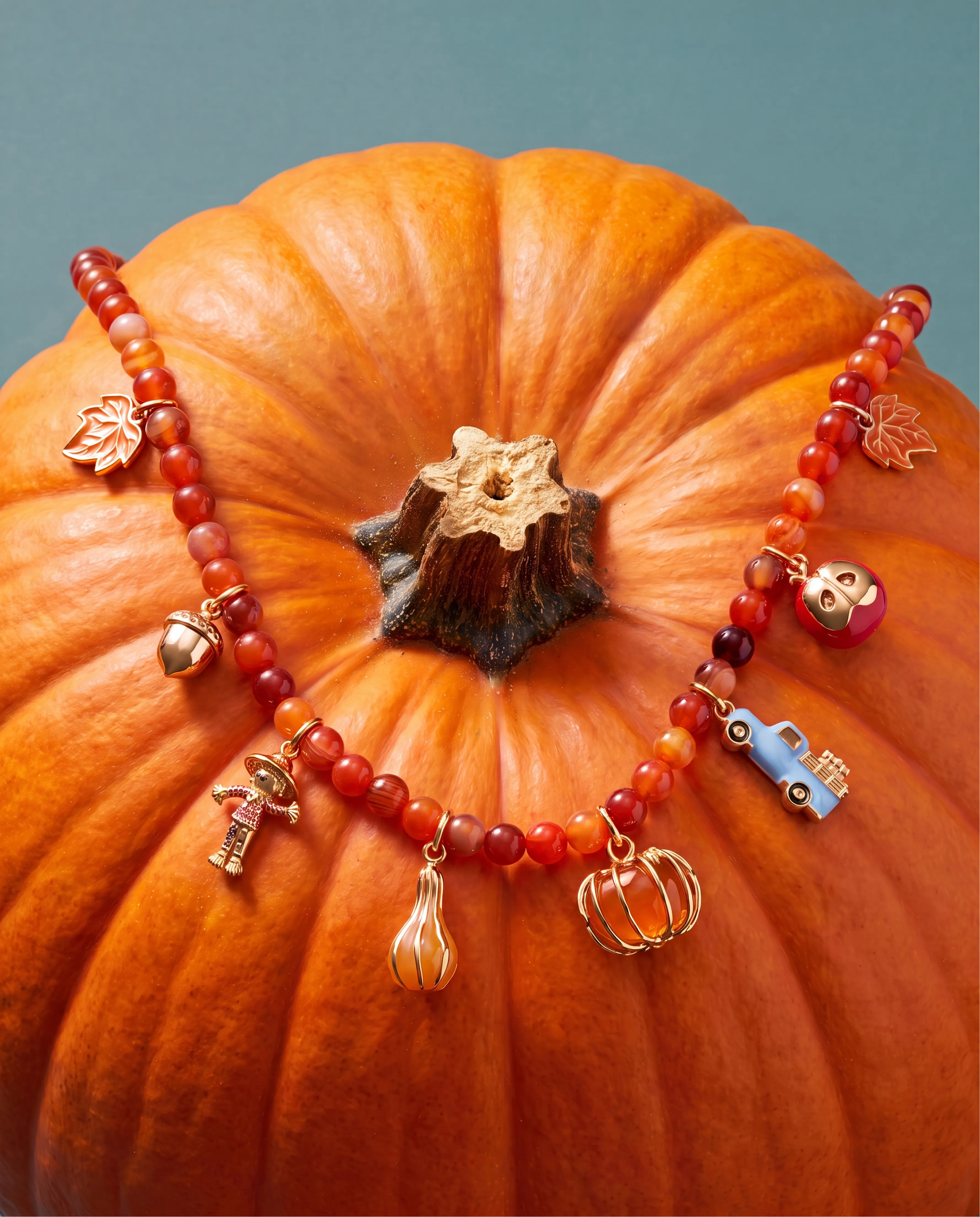 Pumpkin Patch Multi-Charm Necklace sold by Alex and Ani product image thumbnail 5