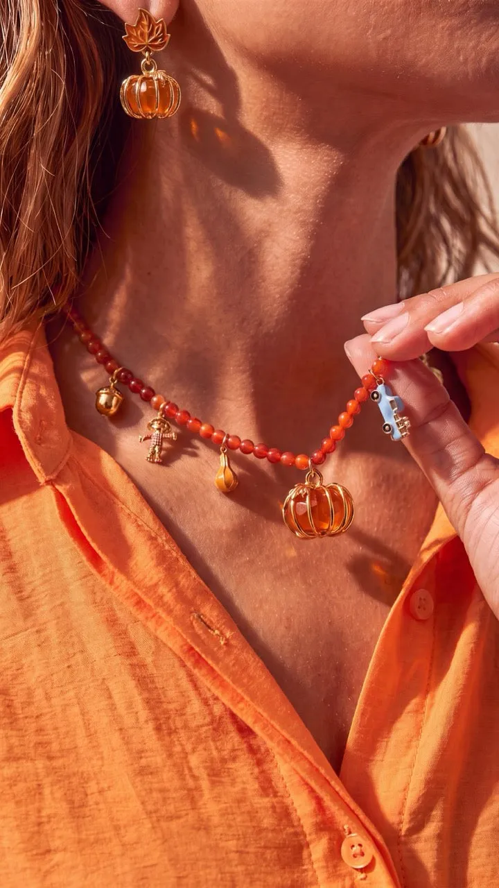Pumpkin Patch Multi-Charm Necklace sold by Alex and Ani product image thumbnail 2