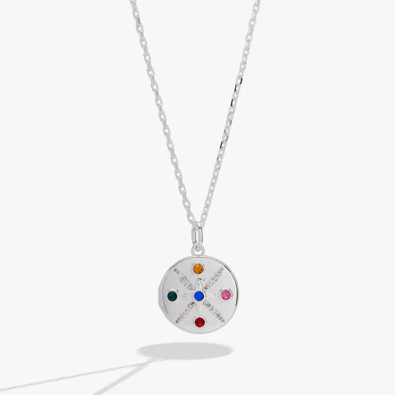 North Star Birthstone Locket Necklace made by Alex and Ani