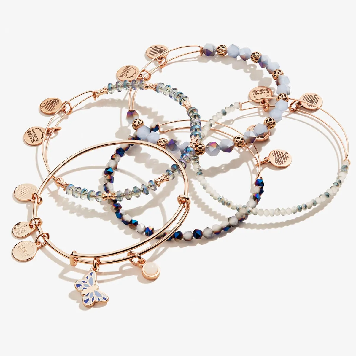 Flying Butterfly Charm Bangles, Set of 5 sold by Alex and Ani product image thumbnail 2