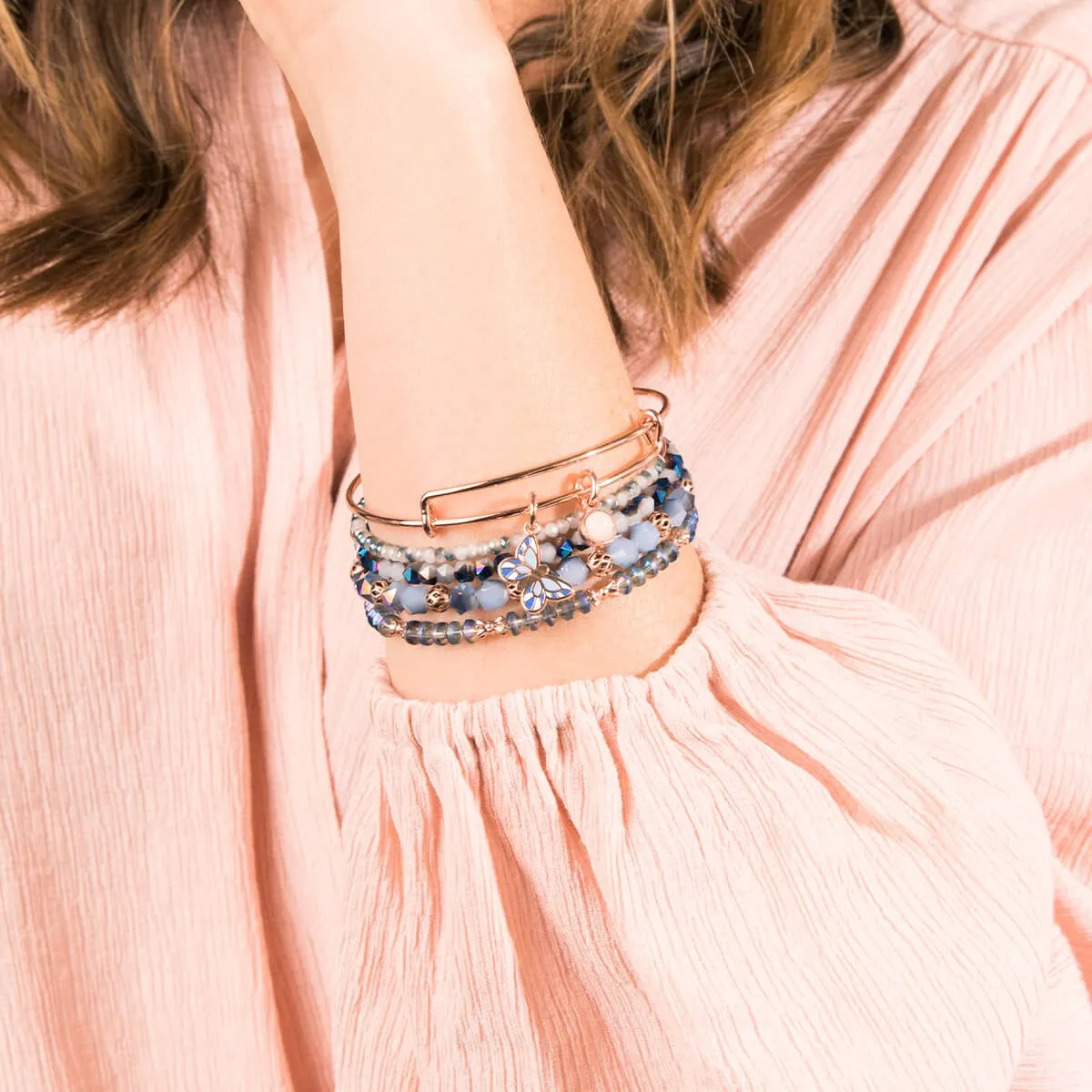 Flying Butterfly Charm Bangles, Set of 5 sold by Alex and Ani product image thumbnail 3