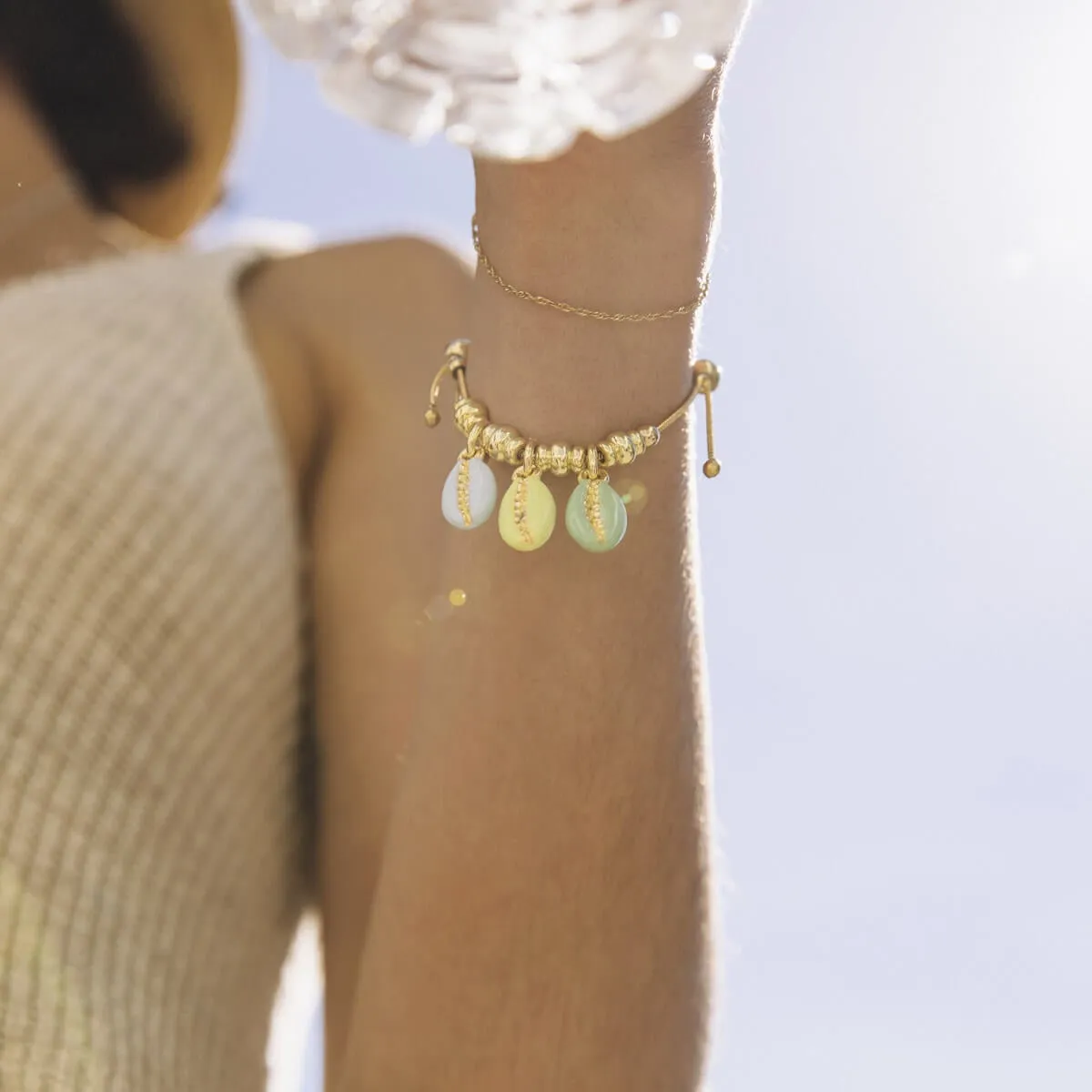 Cowrie Shell Pull Chain Bracelet sold by Alex and Ani product image thumbnail 4