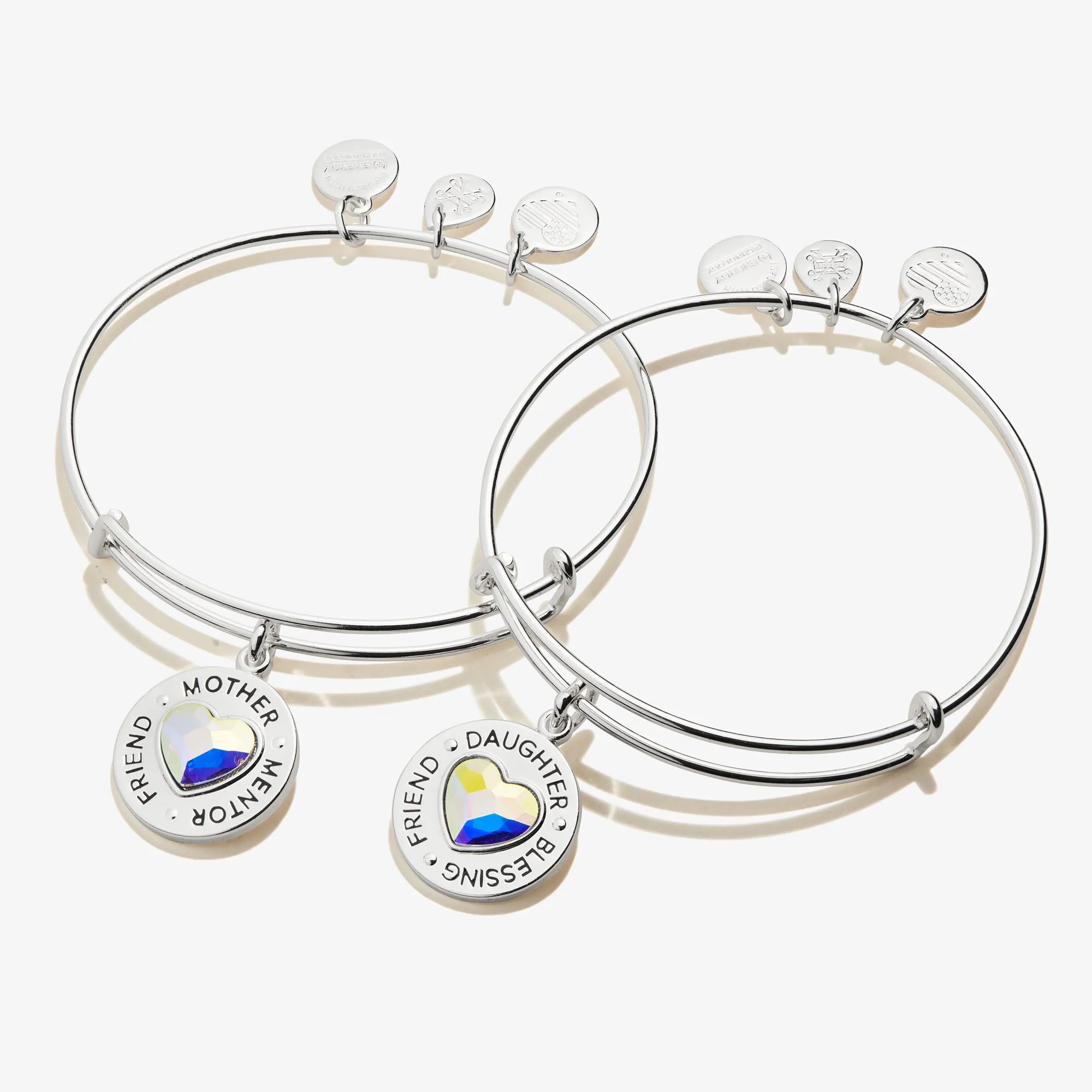 Mother Daughter Charm Bangles, Set of 2 sold by Alex and Ani product image thumbnail 3