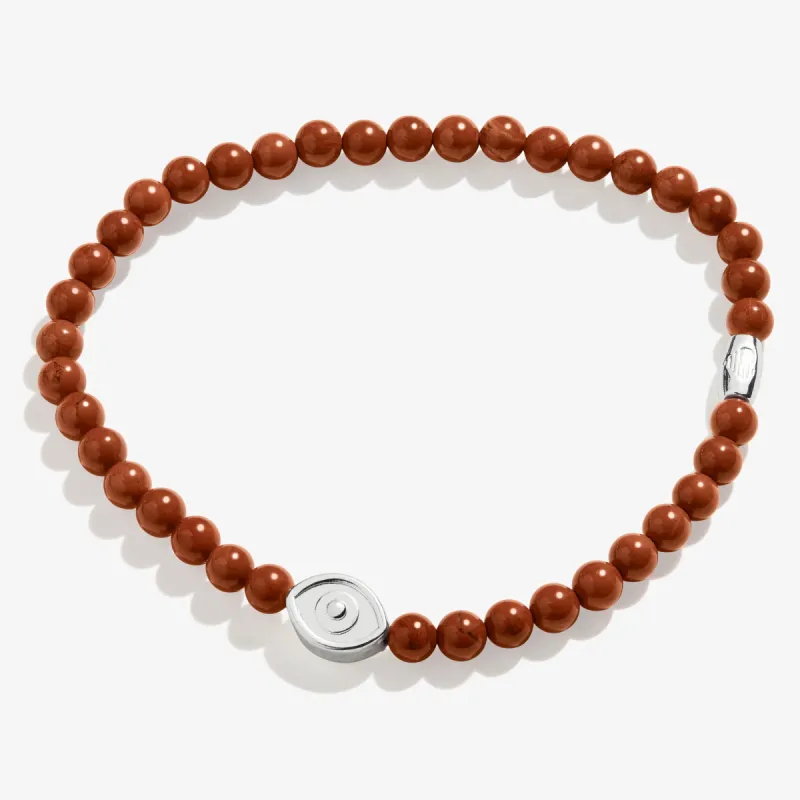 Evil Eye Red Jasper Stretch Bracelet for Protection sold by Alex and Ani