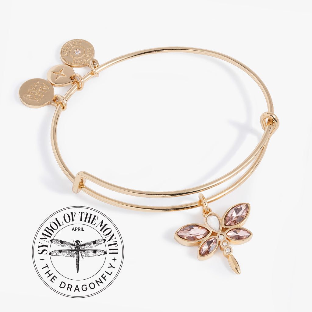Crystal Dragonfly Bangle sold by Alex and Ani