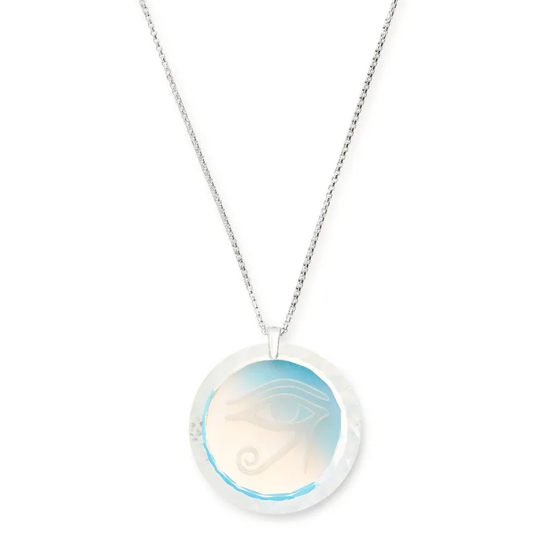 Crystal Eye of Horus Engraved Necklace sold by Alex and Ani
