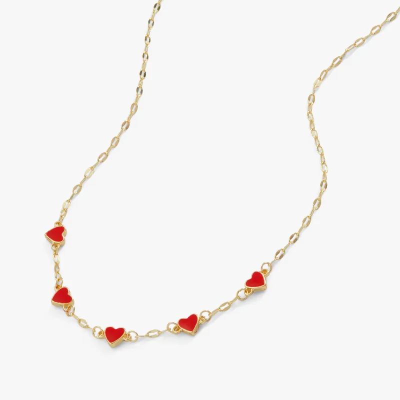 Hearts Chain Necklace, Adjustable sold by Alex and Ani