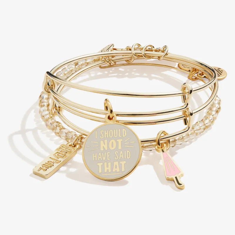 Harry Potter™ Rubeus Hagrid Bangle Bracelets, Set of 3 sold by Alex and Ani