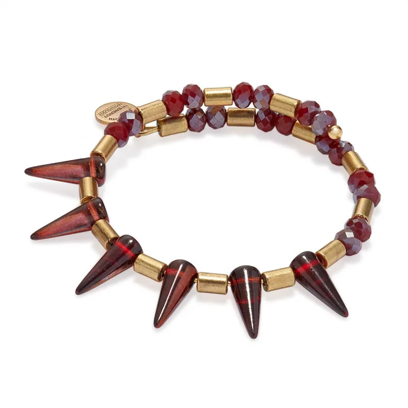 Red Spiked Wrap sold by Alex and Ani