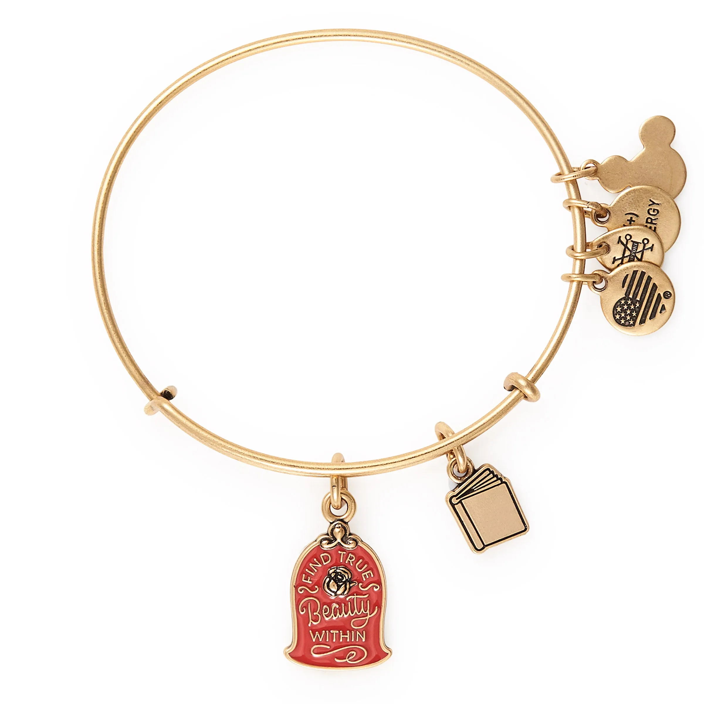 Disney® Belle 'Find True Beauty Within' Duo Charm Bangle sold by Alex and Ani product image thumbnail 3