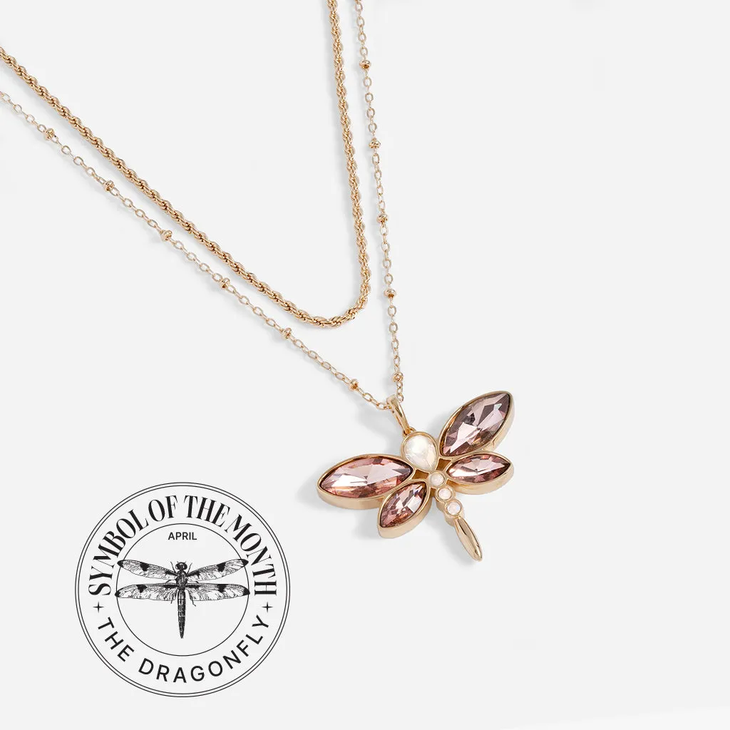 Crystal Dragonfly Double Layer Necklace sold by Alex and Ani product image thumbnail 2