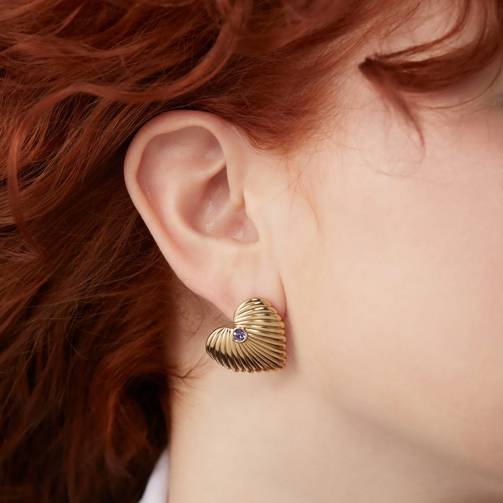 Puffy Heart Statement Earrings sold by Alex and Ani product image thumbnail 2