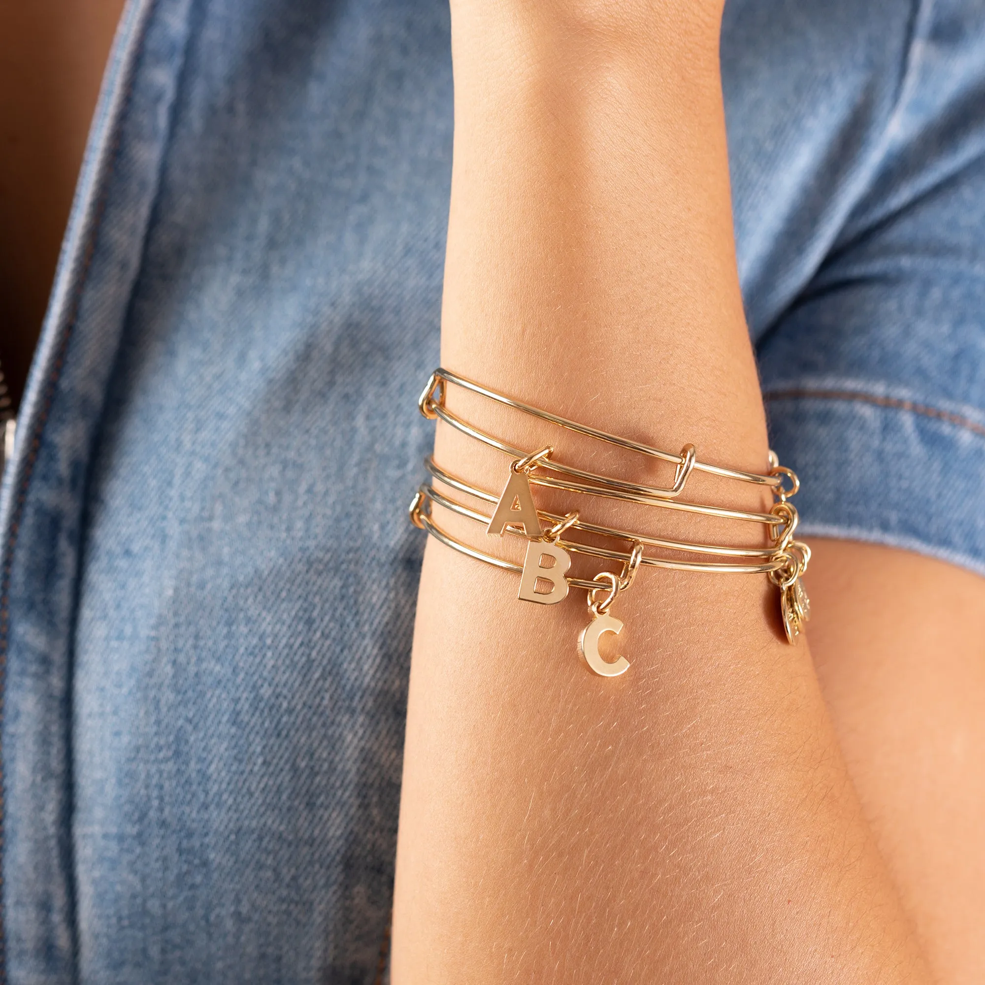 Initial A Charm Bangle sold by Alex and Ani product image thumbnail 4