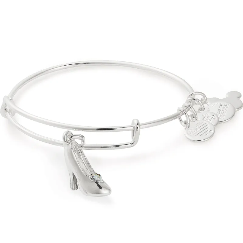 Disney® Cinderella Glass Slipper Charm Bangle sold by Alex and Ani