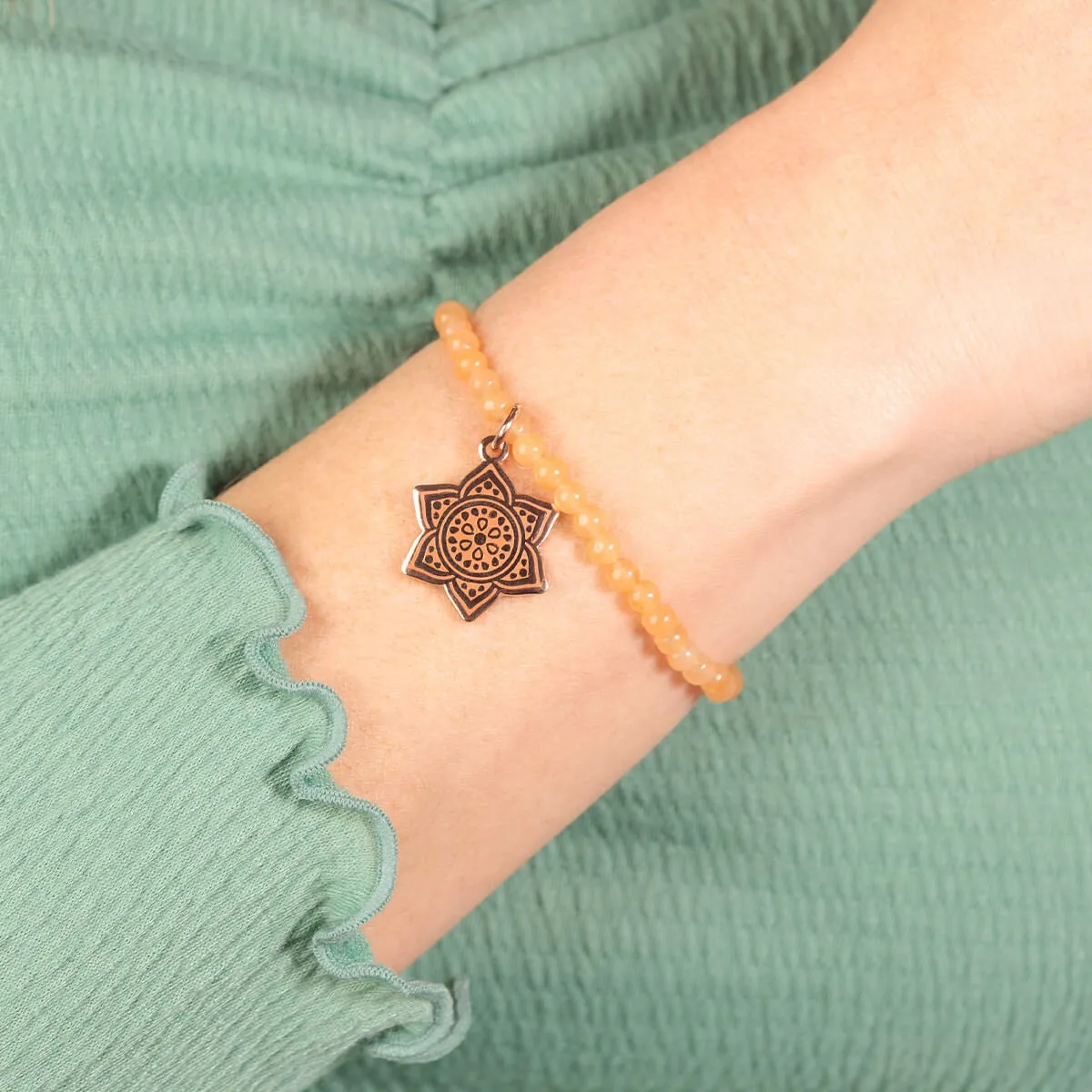 Sacral Chakra Stretch Bracelet sold by Alex and Ani product image thumbnail 3