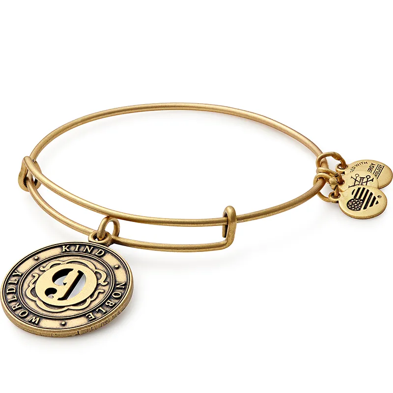 Number 9 Charm Bangle Bracelet | Worldly, Kind, and Noble sold by Alex and Ani product image thumbnail 3