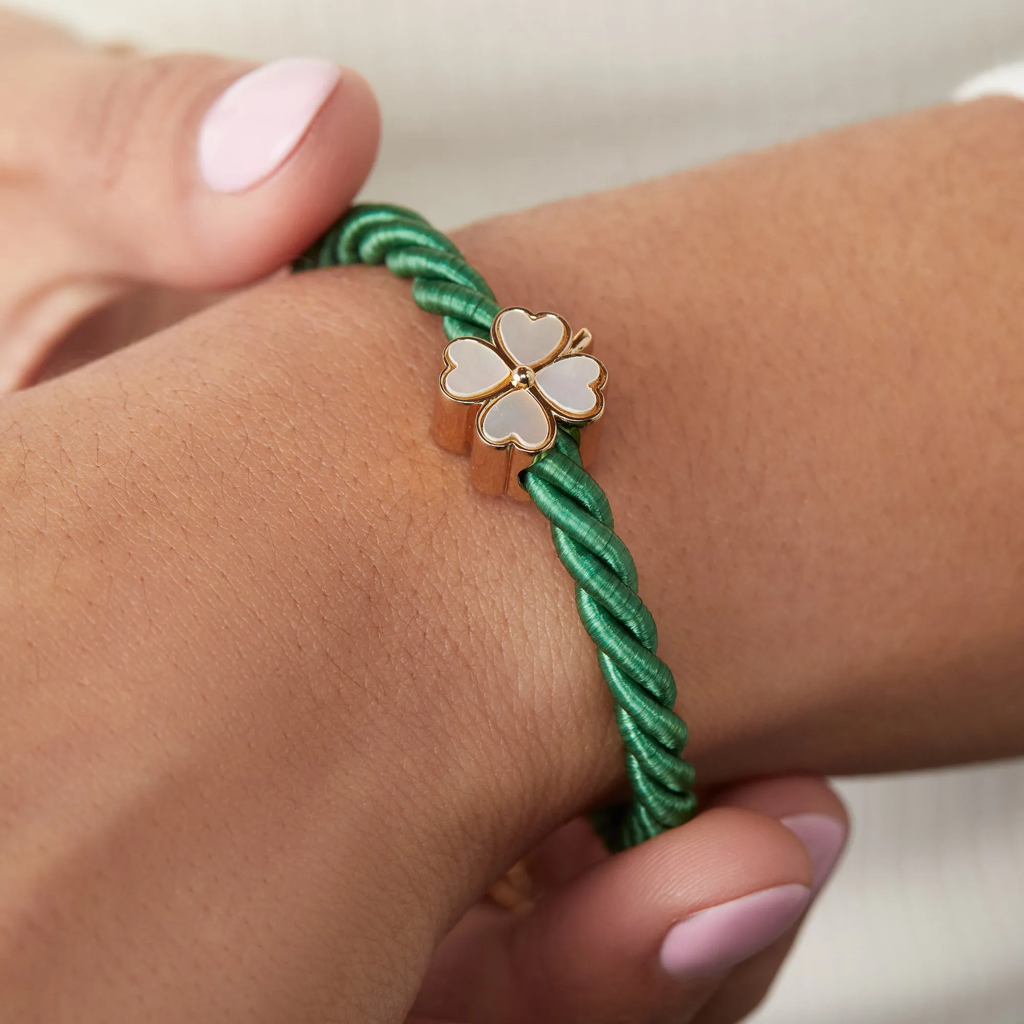 Four Leaf Clover Cord Bracelet sold by Alex and Ani product image thumbnail 2