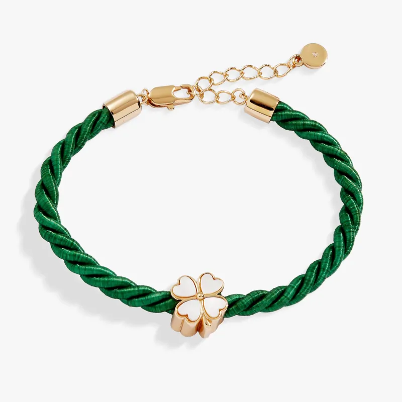 Four Leaf Clover Cord Bracelet sold by Alex and Ani