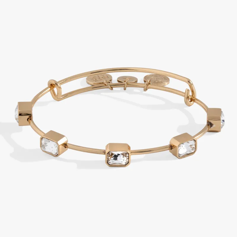 Emerald Cut Stone Bangle sold by Alex and Ani