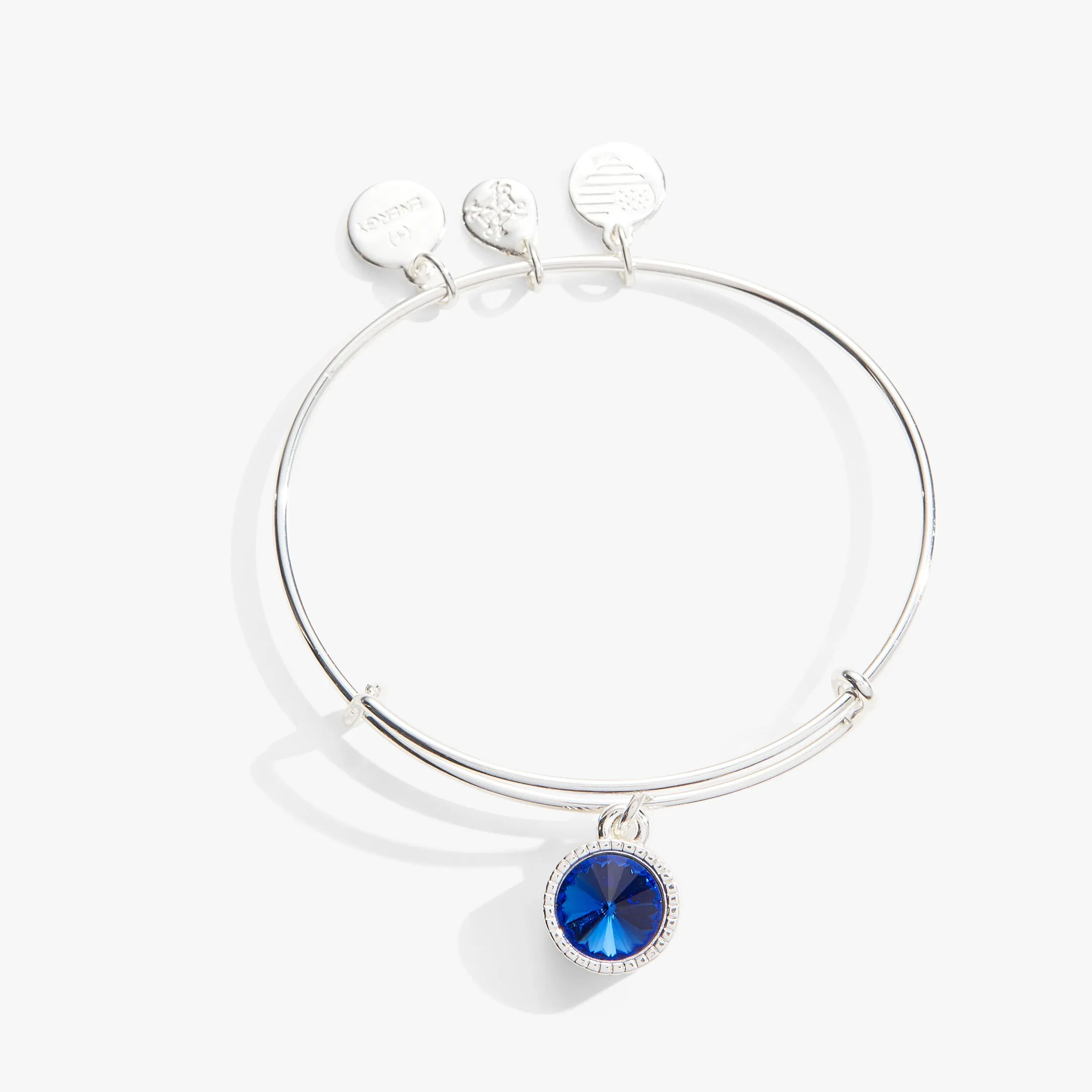 September Birthstone Charm Bangle, Sapphire sold by Alex and Ani