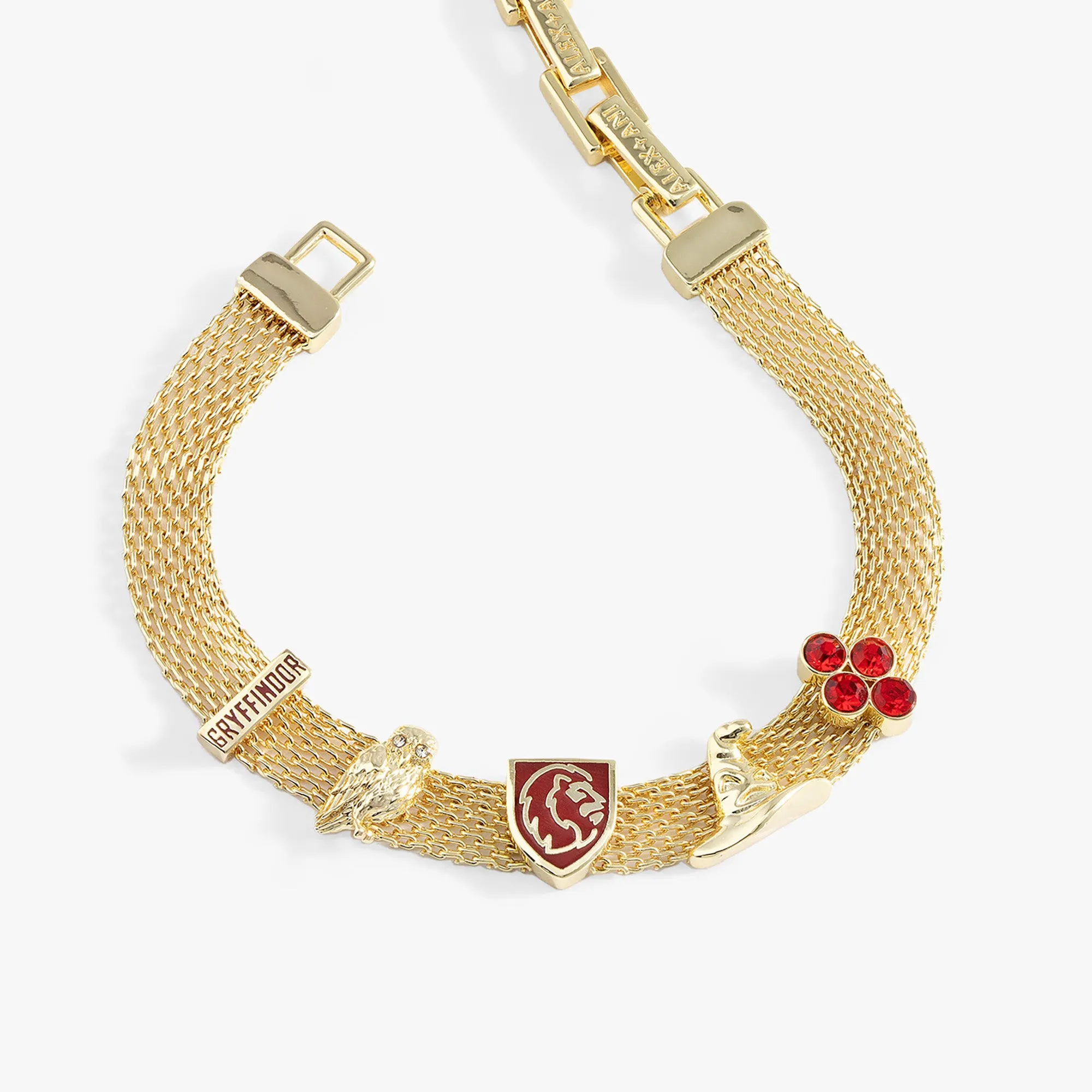 Harry Potter™ Gryffindor Mesh Charm Bracelet sold by Alex and Ani product image thumbnail 3