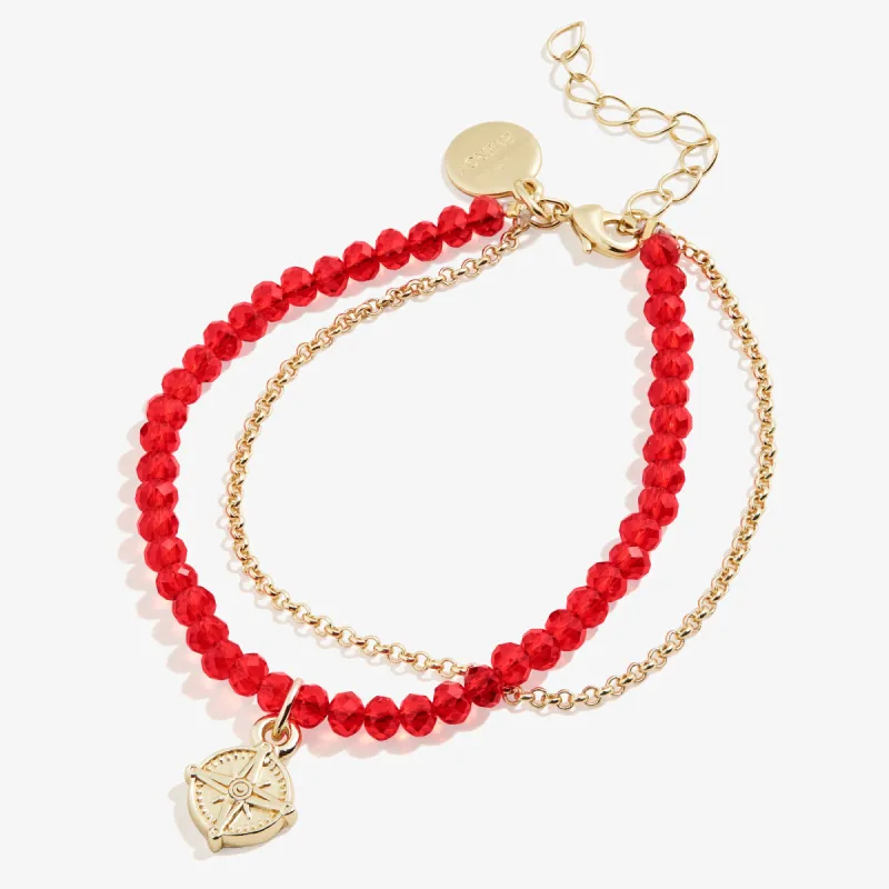 Compass Bead and Chain Bracelet sold by Alex and Ani