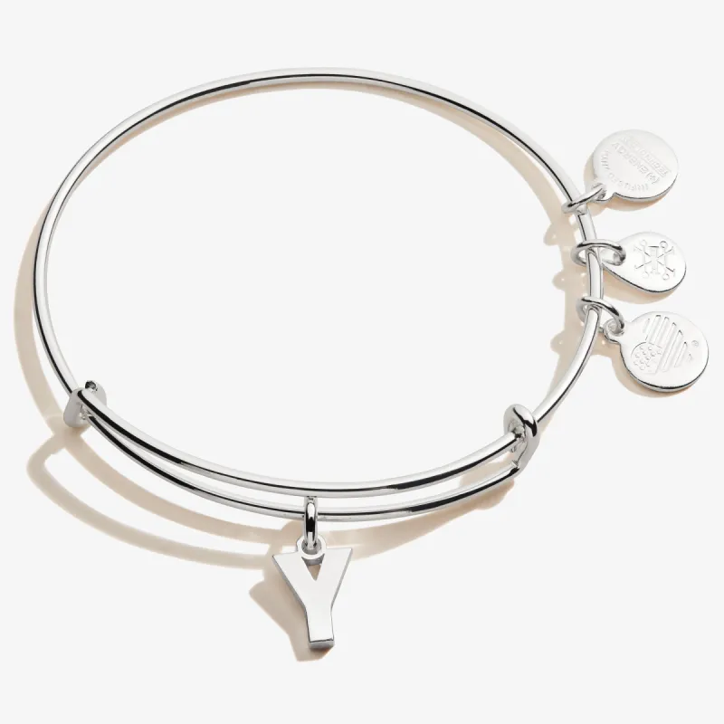 Initial Y Charm Bangle sold by Alex and Ani