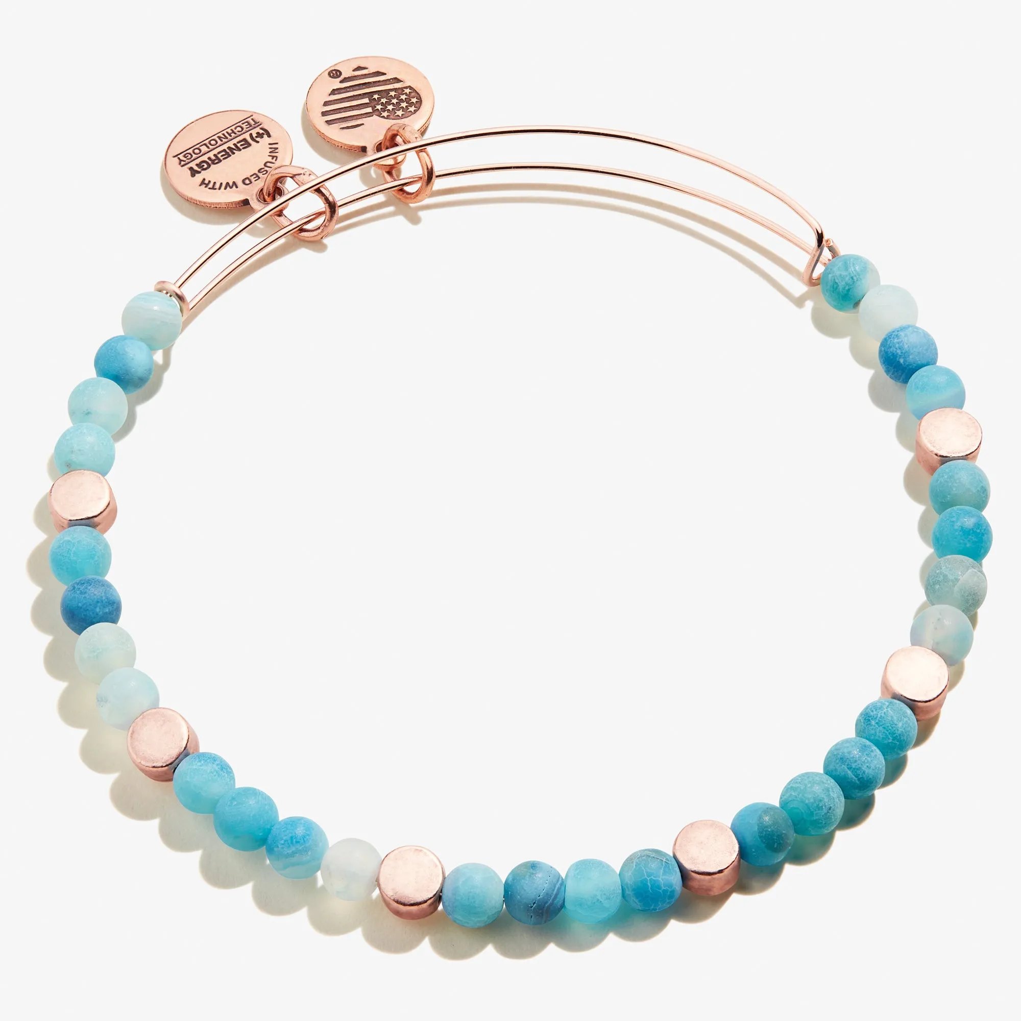 Coastal Beaded Bangle, Nautical Blue sold by Alex and Ani