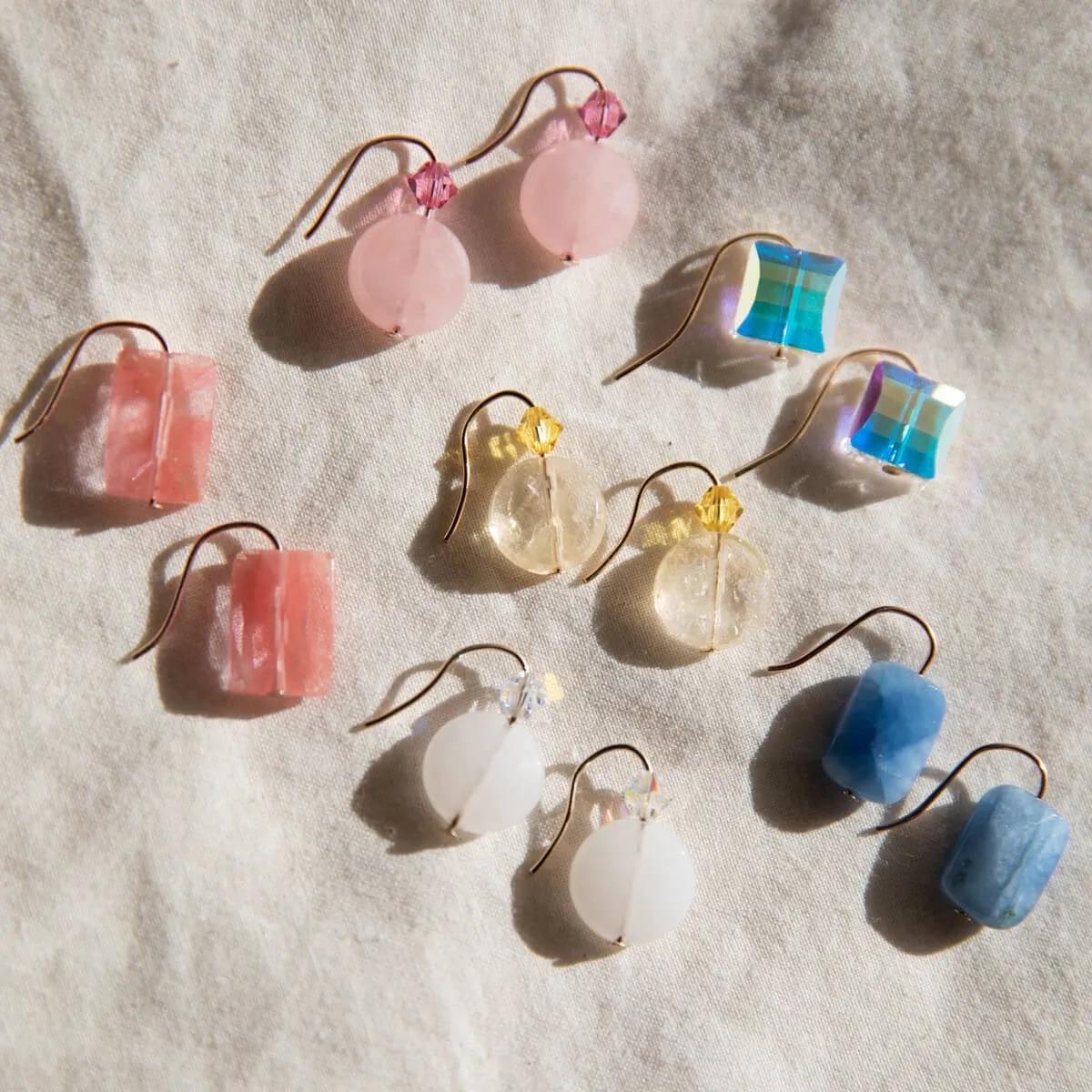 Cherry Quartz Gemstone Earrings sold by Alex and Ani product image thumbnail 2