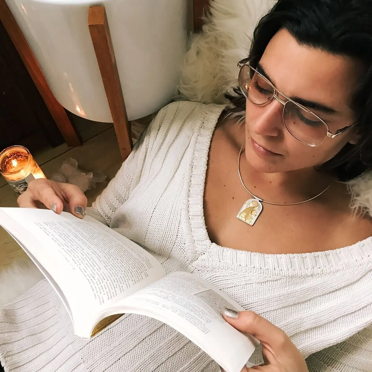 Sekhmet Charm Necklace sold by Alex and Ani product image thumbnail 4