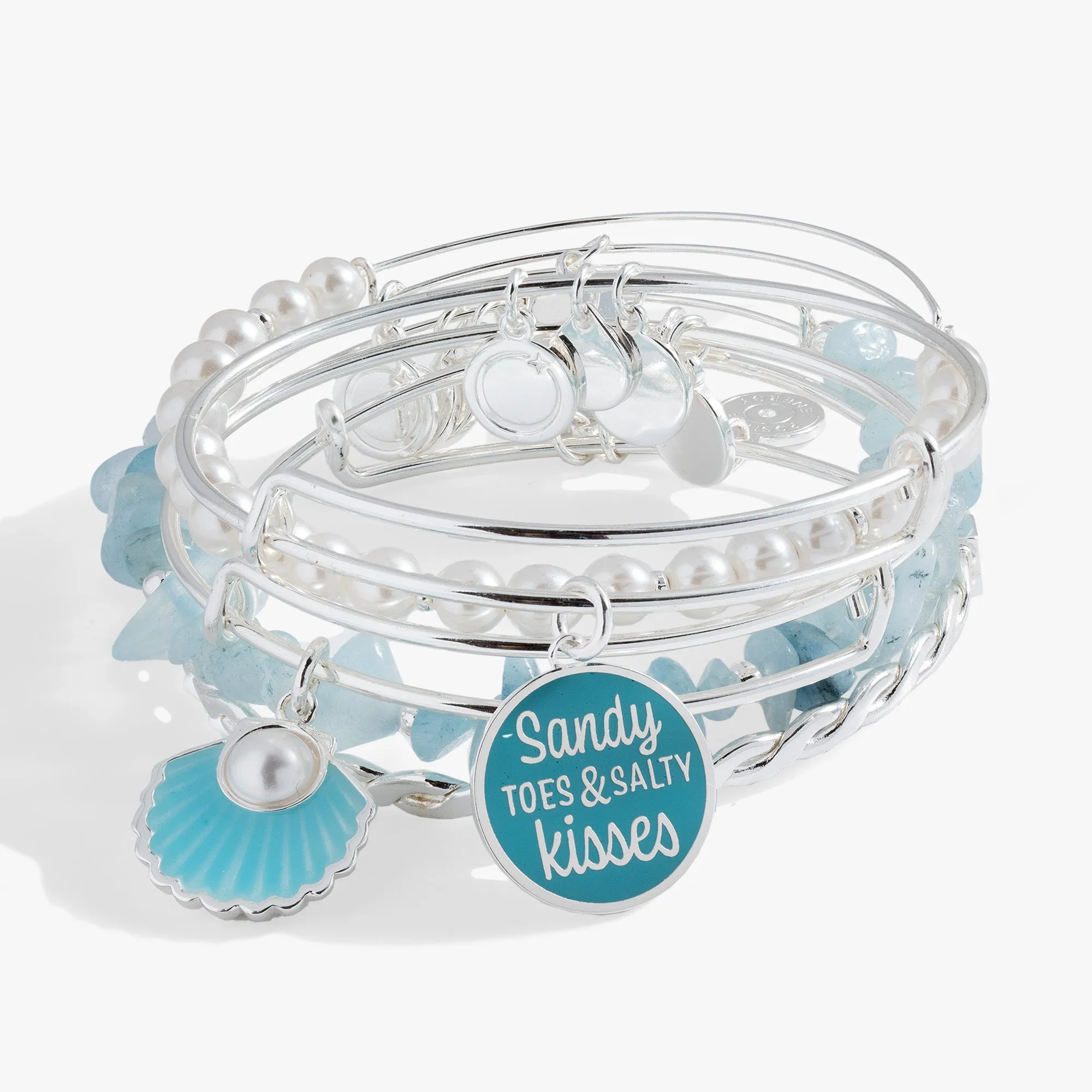 Beach Bangle Set of 5 sold by Alex and Ani
