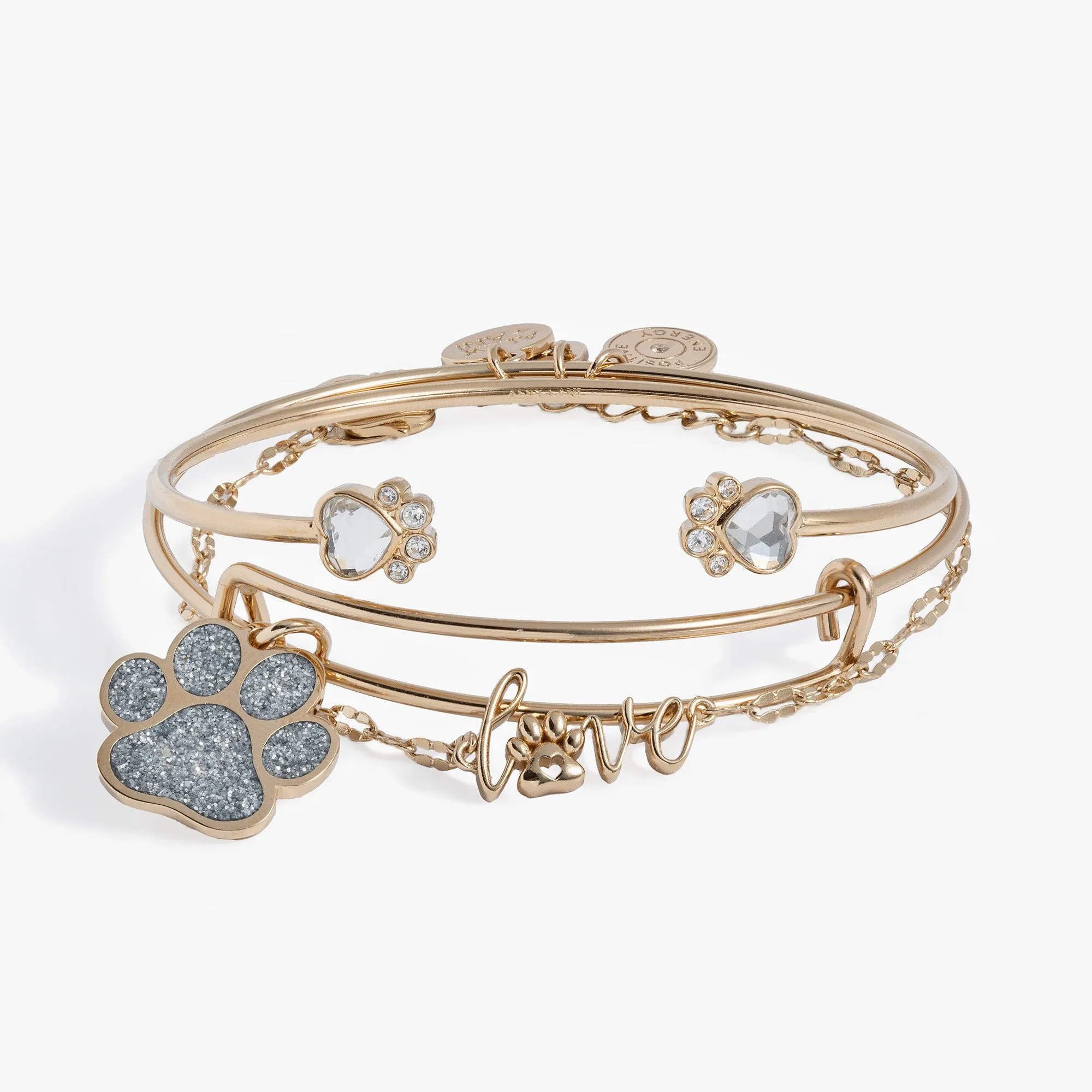 'Paws of Love' Bracelet Set of 3 sold by Alex and Ani