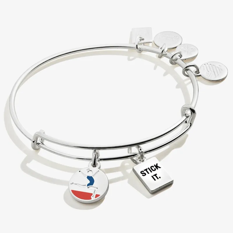 Team USA Gymnastics Duo Charm Bangle sold by Alex and Ani
