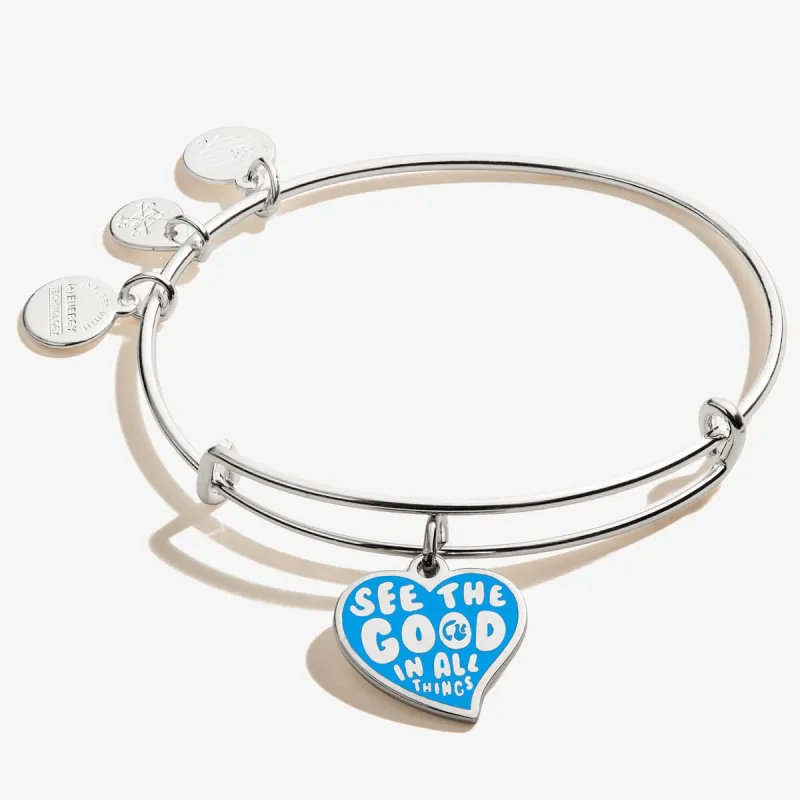 Barbie© 'See the Good' Charm Bangle sold by Alex and Ani
