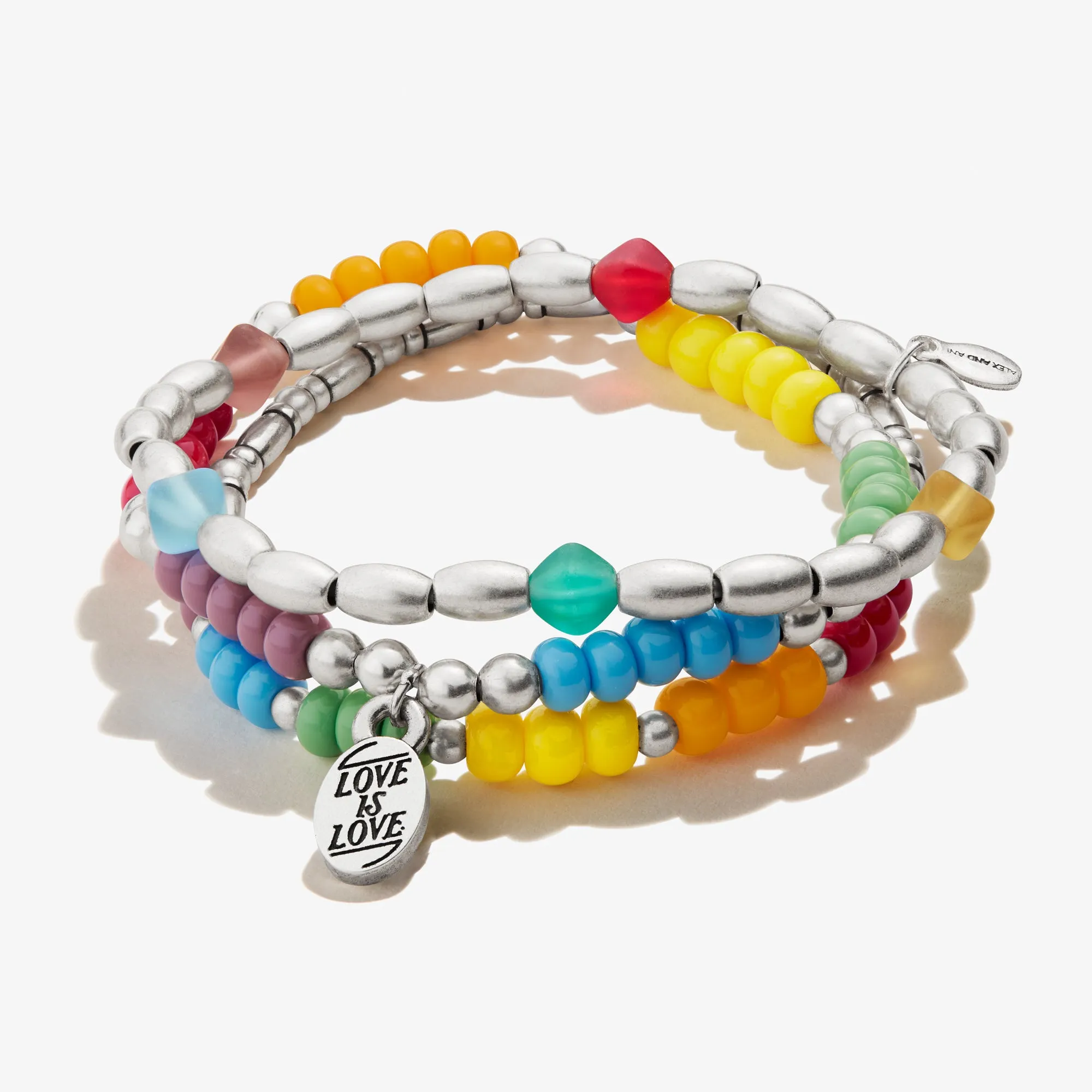 'Love is Love' Stretch Bracelet, Set of 3 sold by Alex and Ani