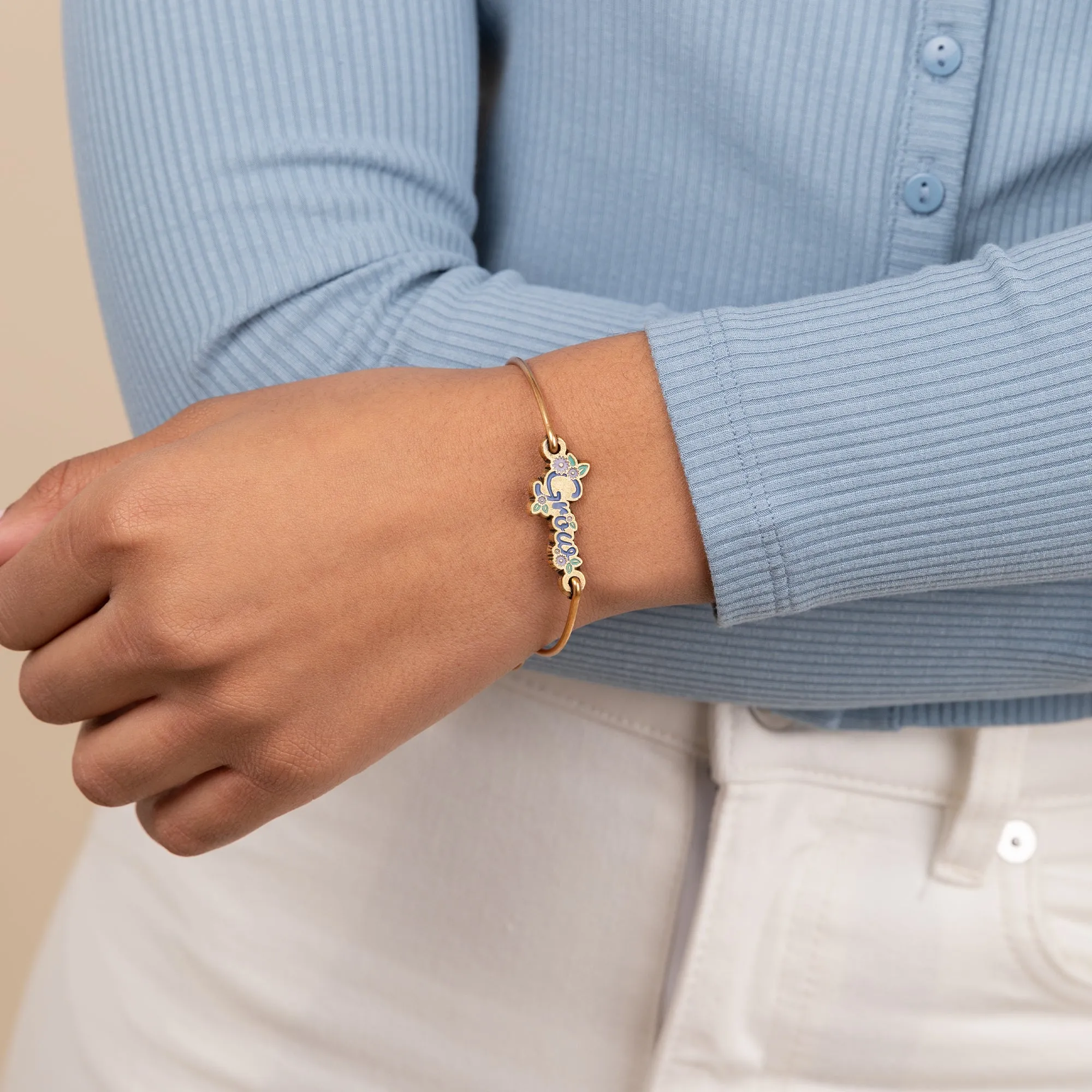 'Grow' Inline Charm Bangle sold by Alex and Ani product image thumbnail 2