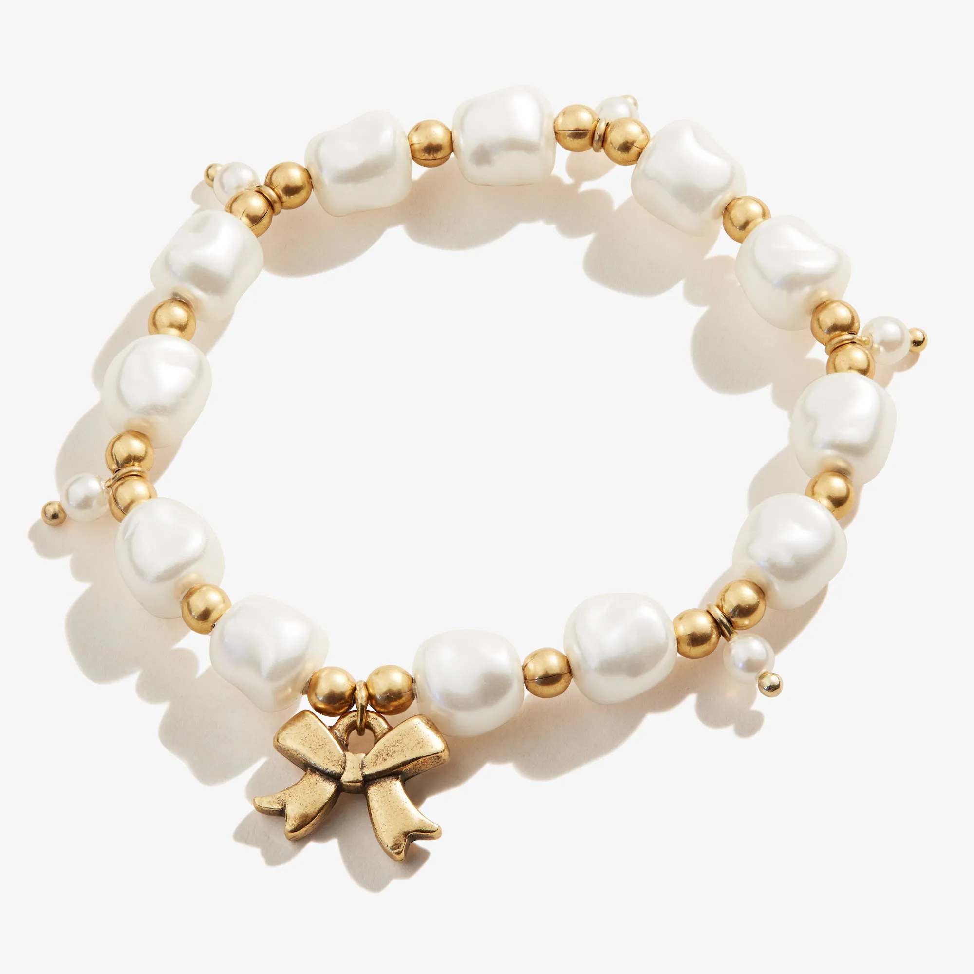 Bow Pearl Stretch Bracelet sold by Alex and Ani