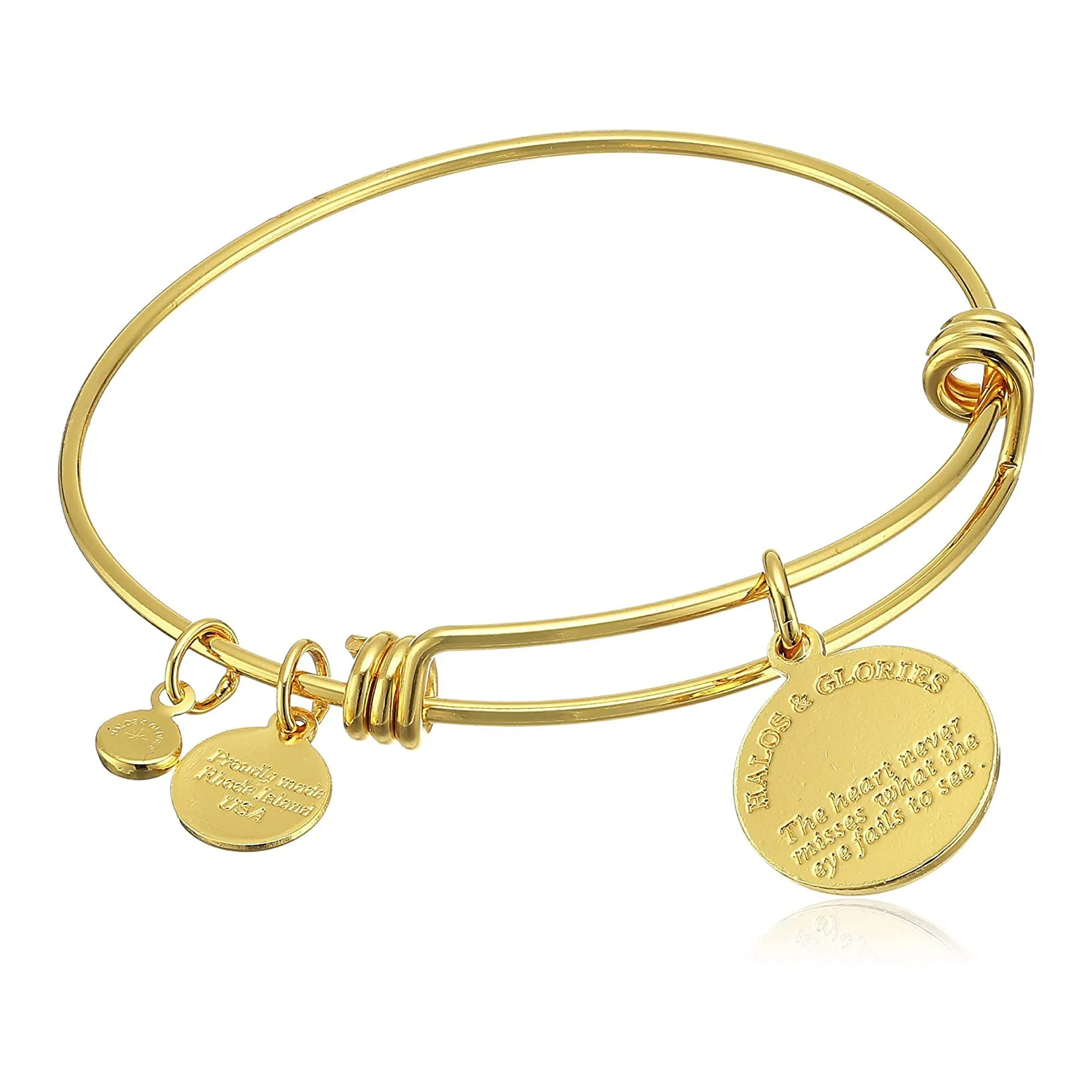 Letter R Charm Bangle, Halos & Glories sold by Alex and Ani product image thumbnail 2
