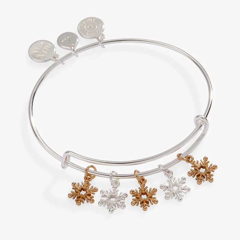 Snowflake Multi-Charm Bangle sold by Alex and Ani