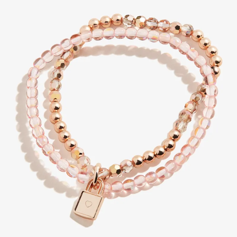 Unbreakable Love Connection Stretch Charm Bracelet sold by Alex and Ani