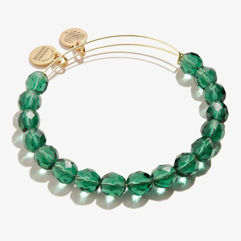 Luna Beaded Bangle, Pear Green sold by Alex and Ani