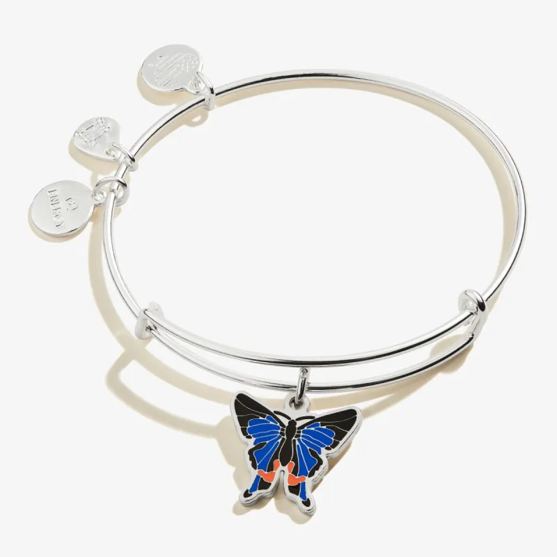 Rhetus Periander Butterfly Charm Bangle sold by Alex and Ani