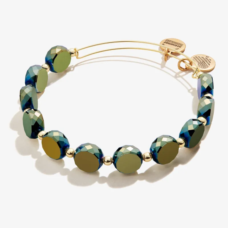 Disco Beaded Bangle, Forest Green sold by Alex and Ani