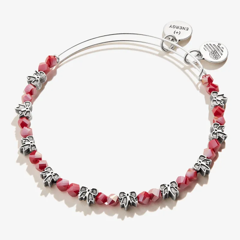 Holiday Bow Beaded Bangle sold by Alex and Ani