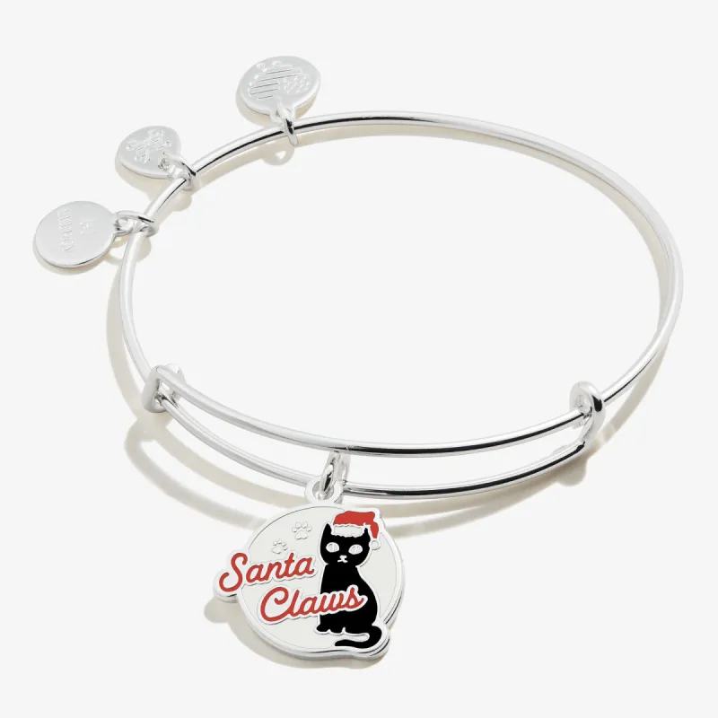 'Santa Claws' Cat Holiday Charm Bangle sold by Alex and Ani
