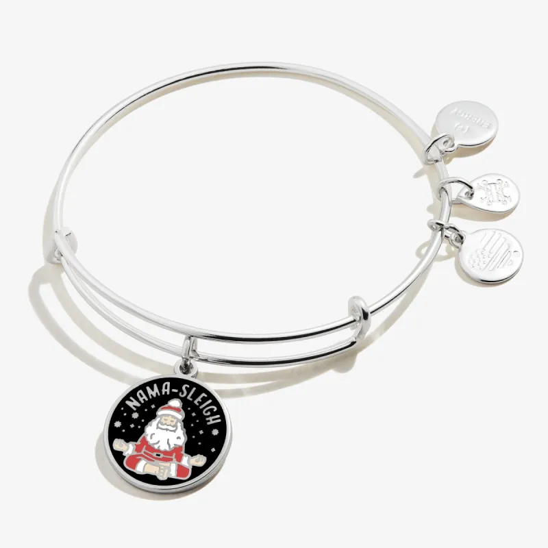 'Nama-Sleigh' Holiday Santa Charm Bangle sold by Alex and Ani