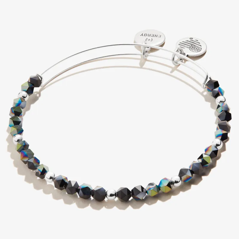 Splendid Beaded Bangle, Midnight sold by Alex and Ani