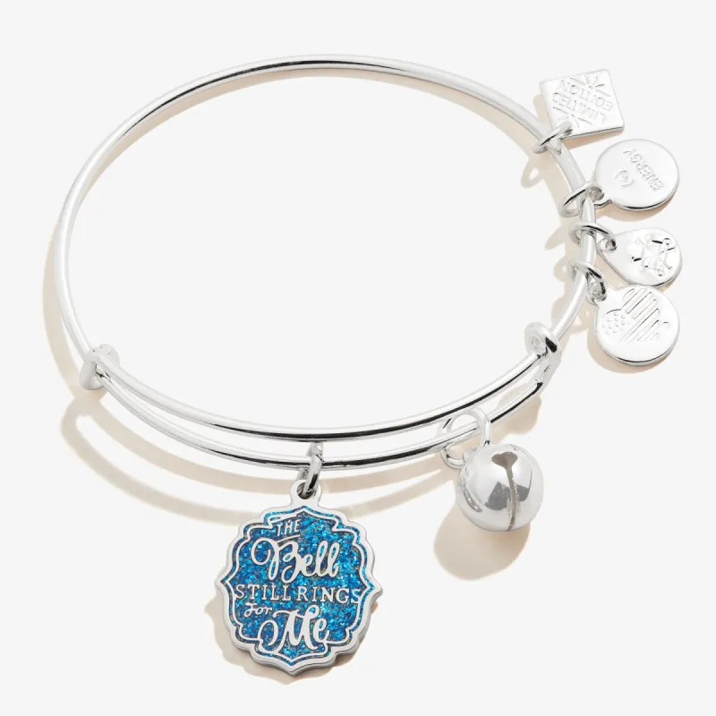 The Polar Express™ 'The Bell Still Rings' Duo Charm Bangle sold by Alex and Ani