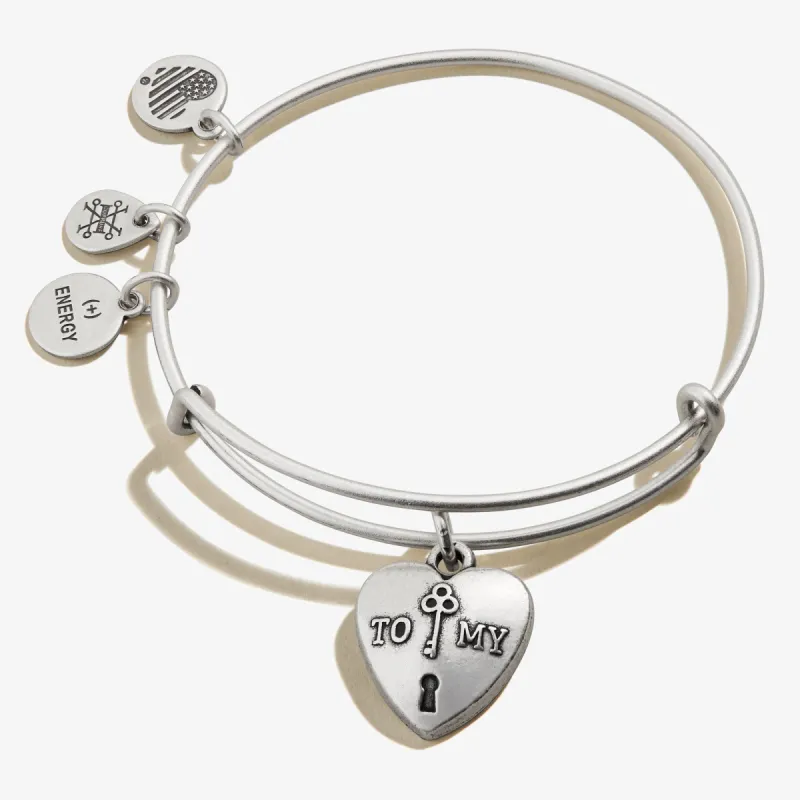 Key to My Heart Charm Bangle sold by Alex and Ani