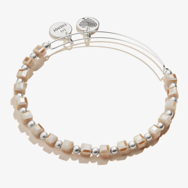 Victorian Beaded Bangle, Sandstone made by Alex and Ani